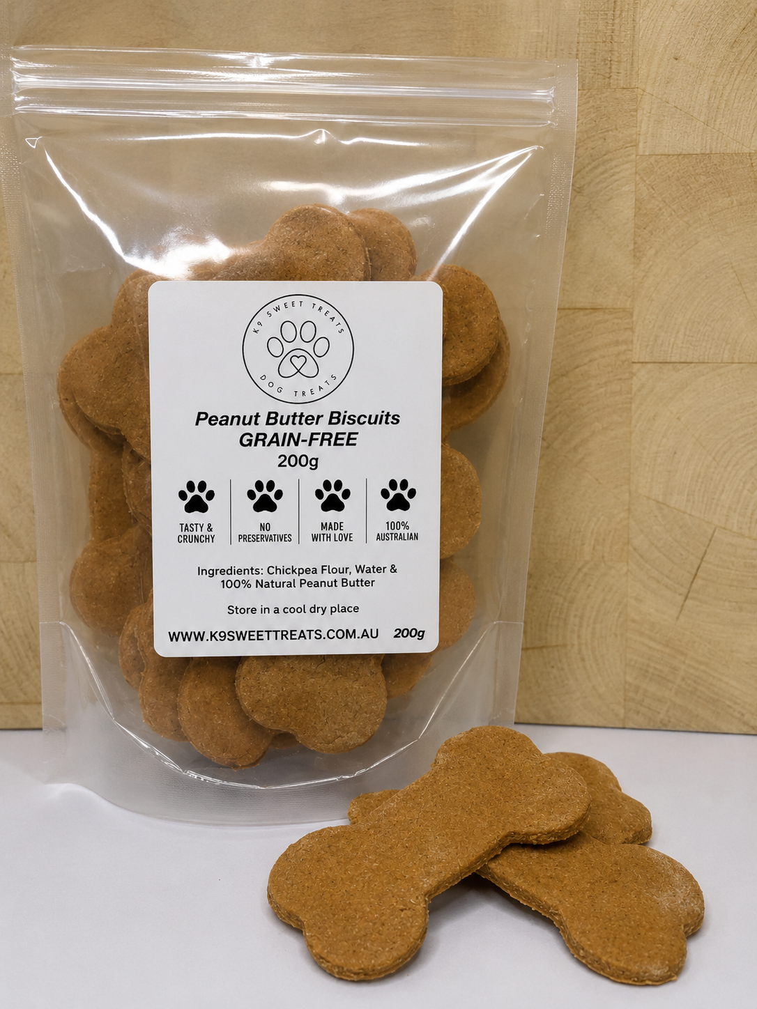 Grain Free Peanut Butter Biscuits